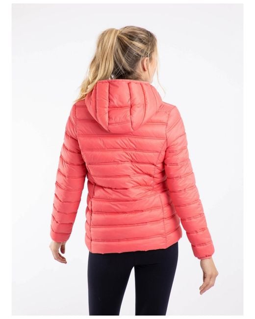 Weird Fish Red Eshka Lightweight Padded Jacket