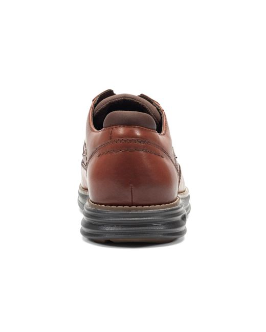 Rockport Brown Keefe Dress Cap Toe Oxford Shoe for men