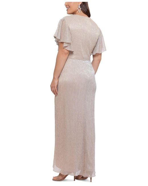 Betsy and adam clearance plus size evening gowns