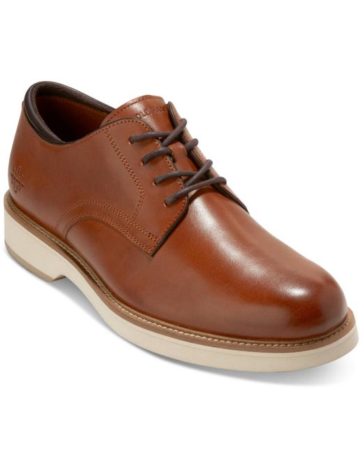 Cole Haan Brown American Classics Montrose Plain Toe Oxford Dress Shoe for men