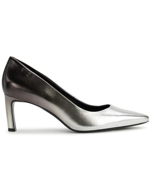 DKNY White Charlie Slip On Pumps