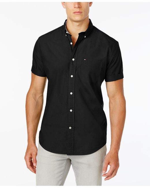 Tommy Hilfiger Men's Short Sleeve Button-Down Shirt