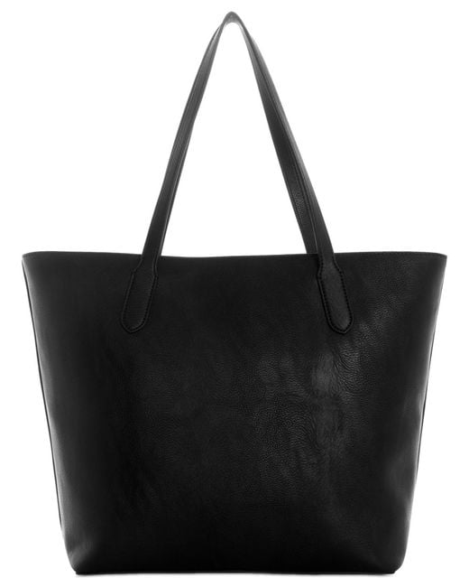 Guess Black Rylan Medium Top Zip Tote