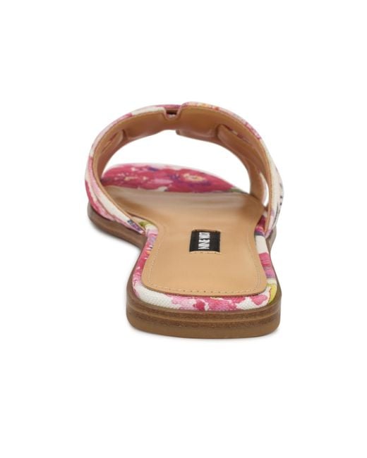 Nine West Pink Germani Casual Slip-on Sandals
