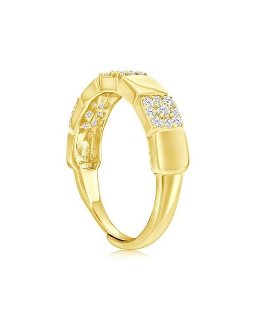 Simona Metallic Sterling Silver
