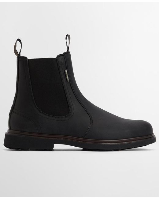 Barbour Black Hale Boots for men