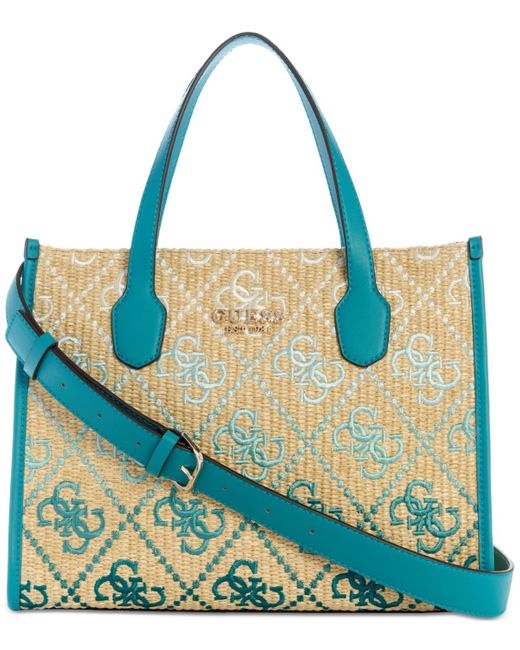 Guess Blue Silvana Two-compartment Tote