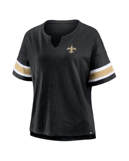 Fanatics Black New Orleans Saints Redzone Curl Route T-shirt