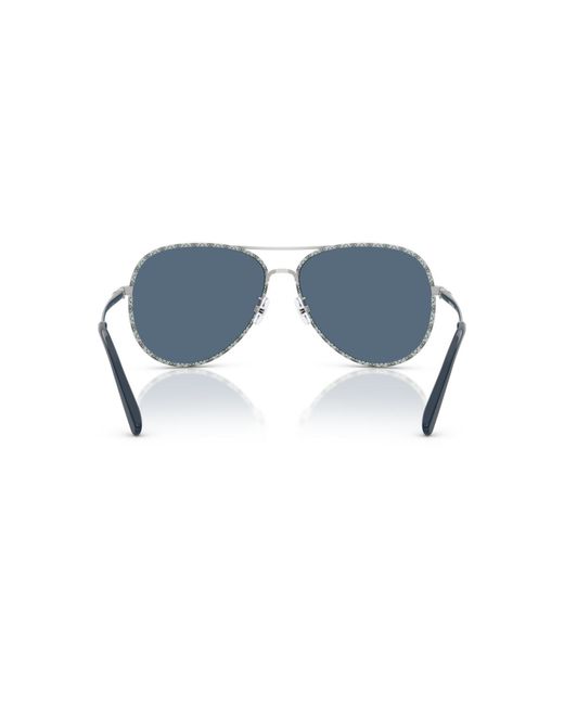 Tory Burch Blue Large Sunglasses