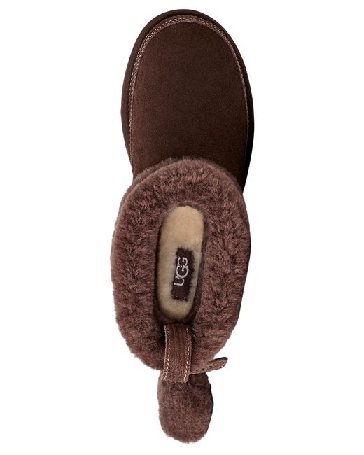 Ugg Brown Classic Mini Heritage Round Toe Booties