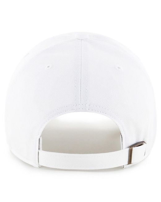 '47 White Nascar Clean Up Adjustable Hat for men