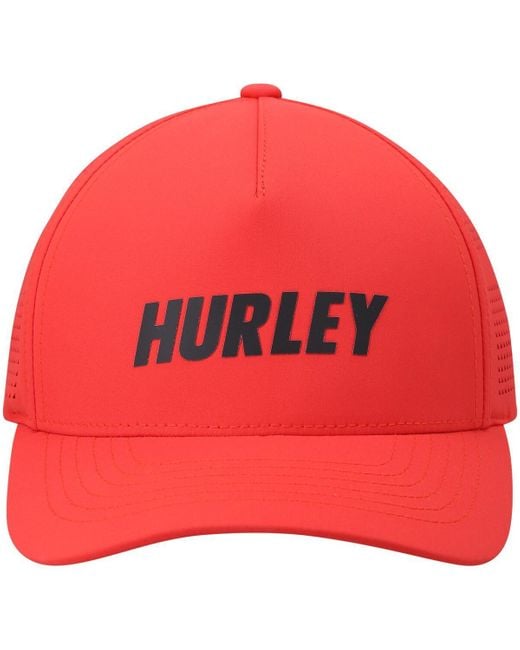 Hurley Red Canyon Adjustable Hat for men