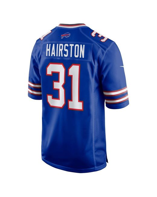Nike Blue Maxwell Hairston Buffalo Bills 2025 Nfl Draft First Round Pick Game Jersey for men