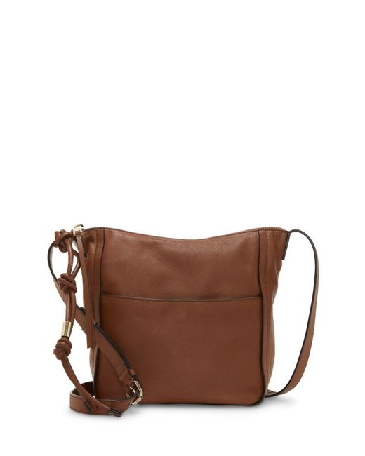 Vince Camuto Leather Delyn Crossbody Bags in Brown | Lyst