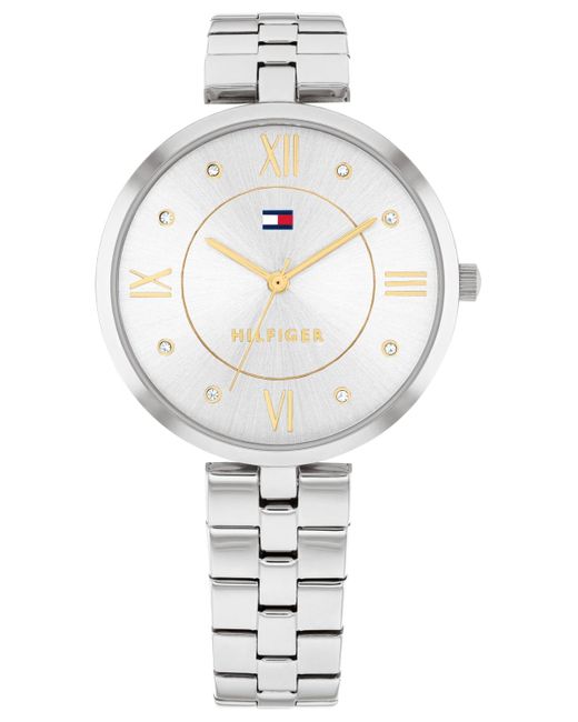 Tommy Hilfiger Metallic Quartz -tone Stainless Steel Watch 34mm