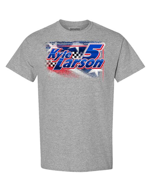 Hendrick Motorsports Team Collection Gray Kyle Larson T-shirt for men