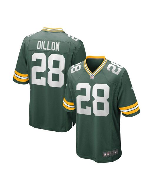 Nike Aj Dillon Green Green Bay Packers Game Jersey for Men | Lyst