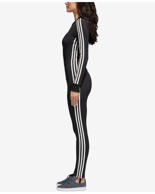 adidas Originals Adicolor Jumpsuit in Black Lyst