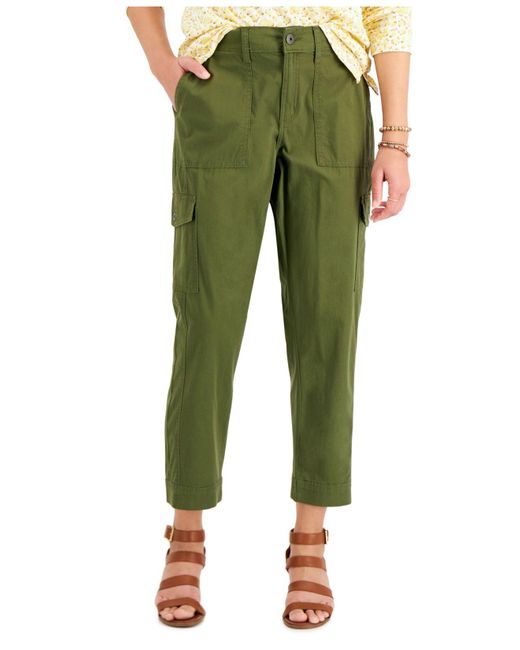 macy's style and co cargo capris