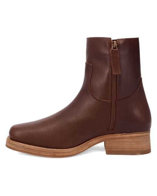 Dingo Brown Banner Leather Boot for men