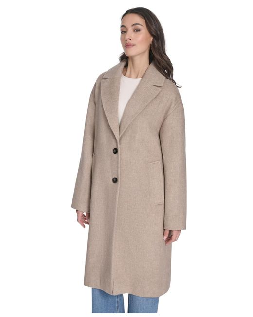 Levi's White Regular Single Breasted Top Coat