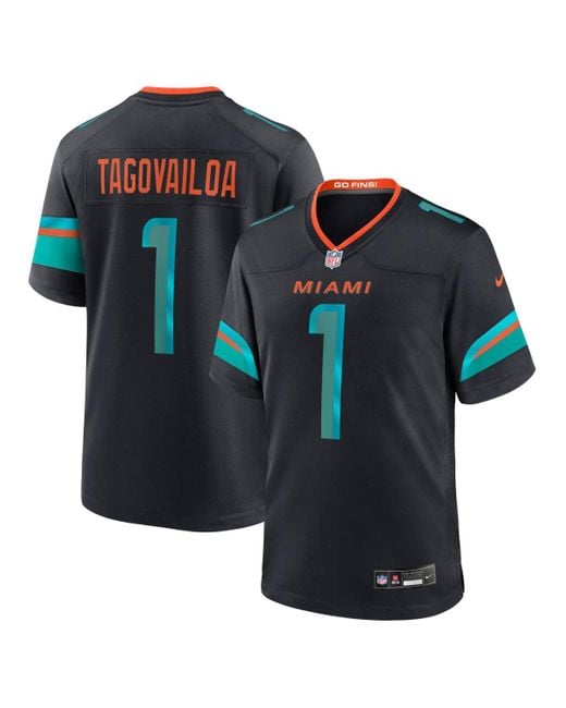 Nike Blue Tua Tagovailoa Miami Dolphins Nfl Rivalry Game Jersey for men