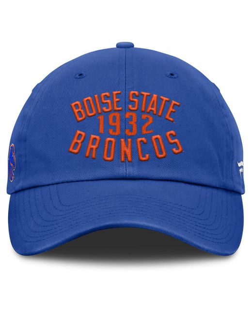 Fanatics Blue Boise State Broncos Archer Adjustable Hat for men