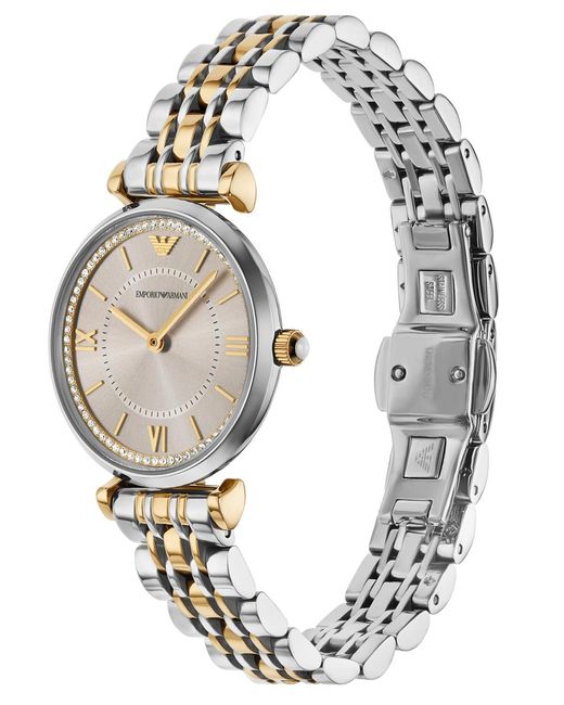 Emporio Armani Metallic Stainless Steel Bracelet Watch 32mm