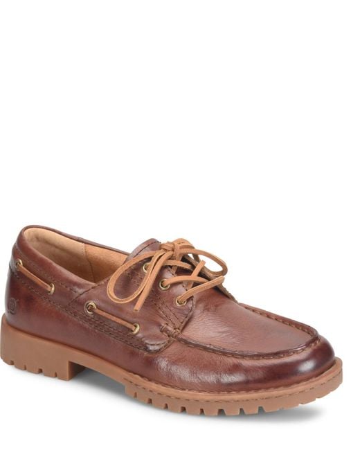 Born Brown Explorer Eye Boat Shoe for men