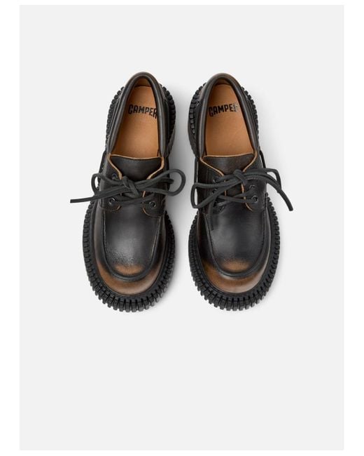 Camper White Pix London Leather Shoes