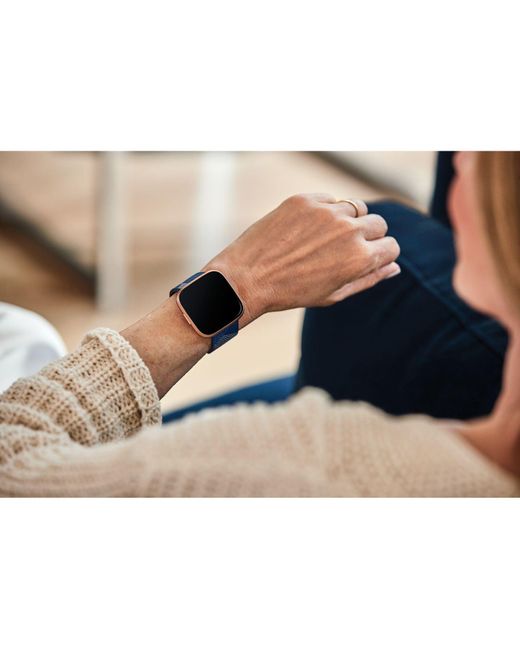 navy blue fitbit versa band