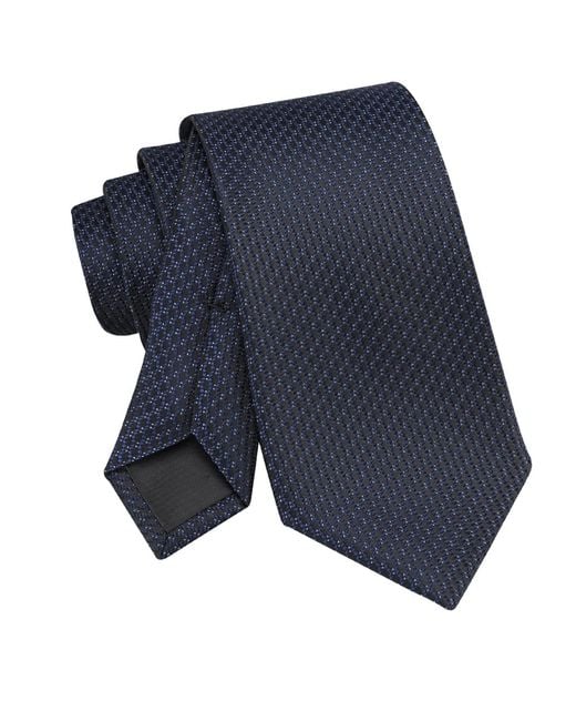 Calvin Klein Blue Bradford Micro Solid Tie for men