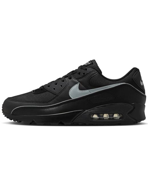 Nike Black Air Max 90 Premium Casual Sneakers From Finish Line for men