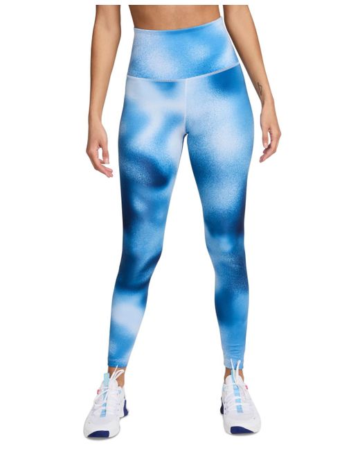 Nike Blue One High-waist Full-length leggings