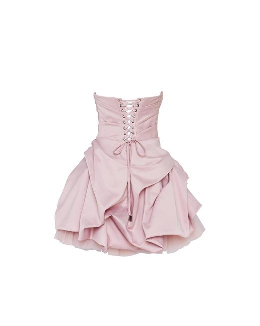 Millà Pink Rosette Mini Dress