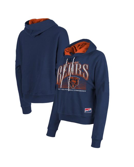 KTZ Blue Chicago Bears Boxy Pullover Hoodie