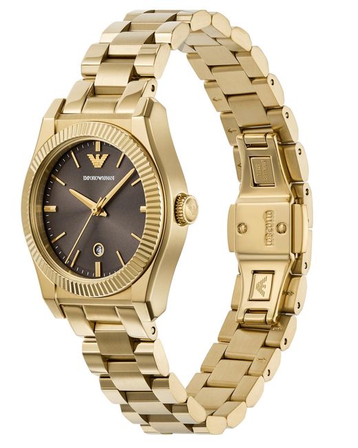 Emporio Armani Metallic Tone Stainless Steel Bracelet Watch 32mm