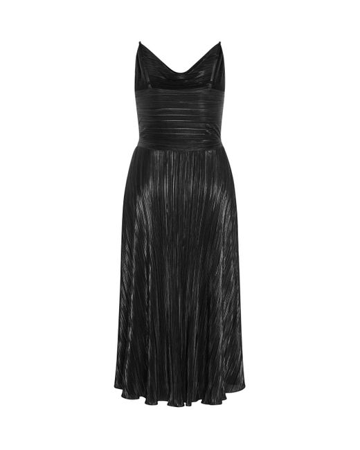 City Chic Black Plus Size Kamila Cowl Neck Dress