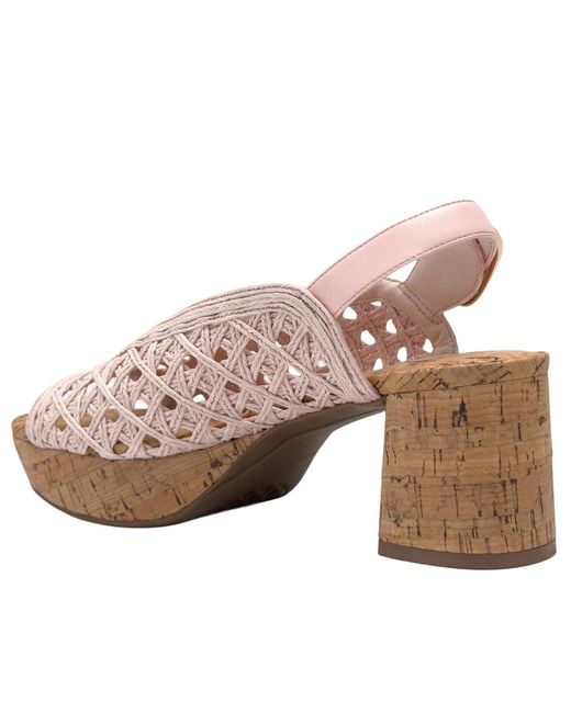 Aerosoles Pink Cornelia Platform Sandals