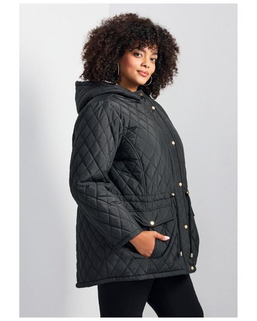 Avenue Black Dina Anorak Jacket