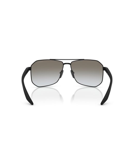 Prada Linea Rossa Black Large Sunglasses for men