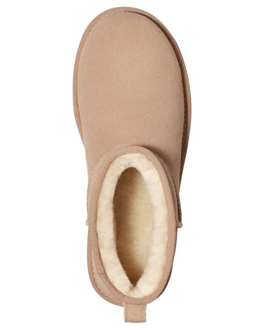 Ugg Natural Classic Ultra Mini Platform Booties