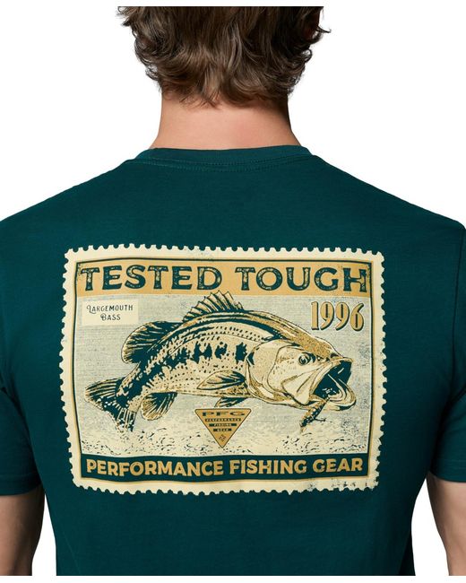 Columbia Green Pfg Border Graphic T-shirt for men