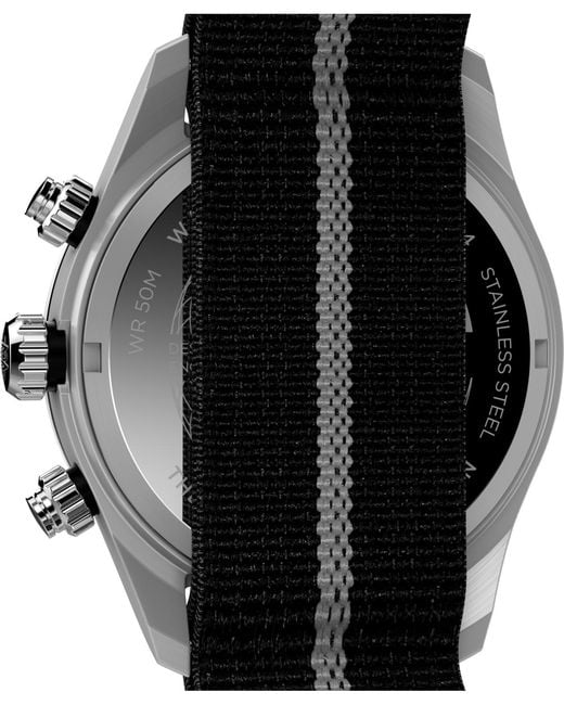 Timex Gray Chronograph Fabric Watch for men