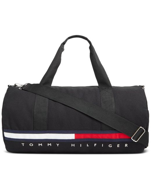 Tommy Hilfiger Gino Harbor Point Duffel Bag in Black for Men | Lyst