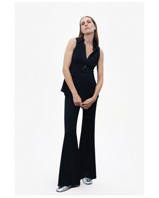 Nocturne Black Flared Pants