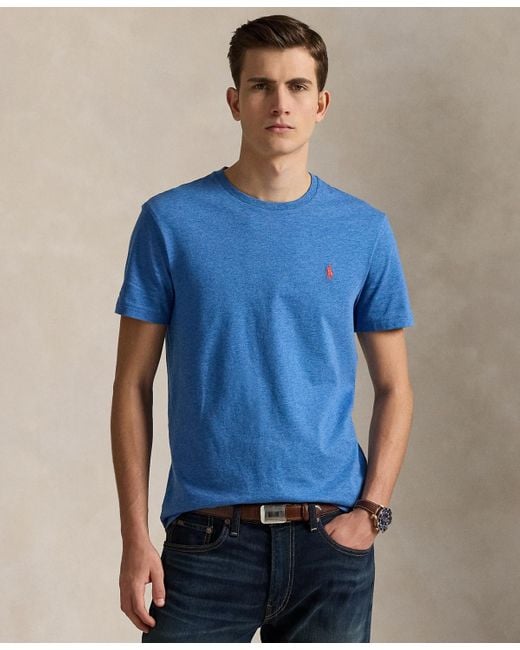 Polo Ralph Lauren Blue Classic Fit Crew Neck T-shirt for men
