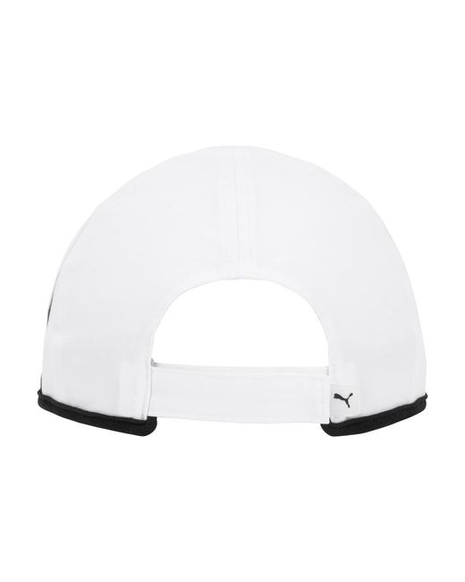 PUMA White Six Panel Performance Logo Cap for men