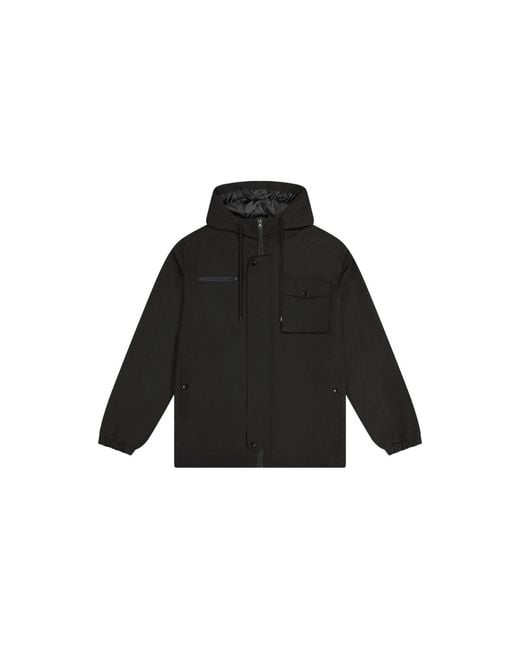 Wesc Black Nylon Field Jacket for men
