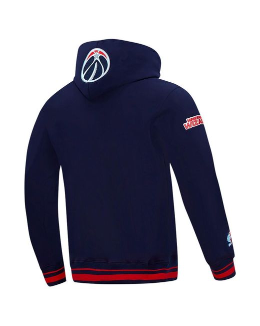 Pro Standard Blue Washington Wizards Area Code Pullover Hoodie